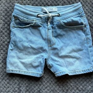 Zara Light Blue Kids Denim Shorts